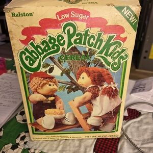 Cabbage Patch Kids Cereal Box - Vintage Decor